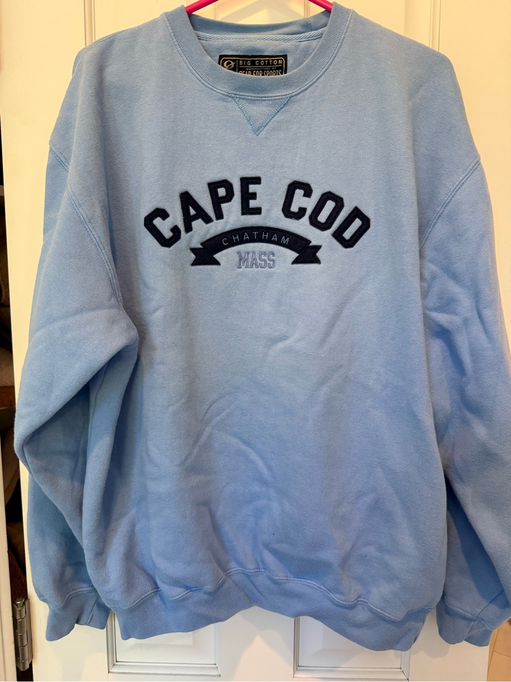 Gear For Sports Light Blue Cape Cod Crewneck Sweatshirt, size medium